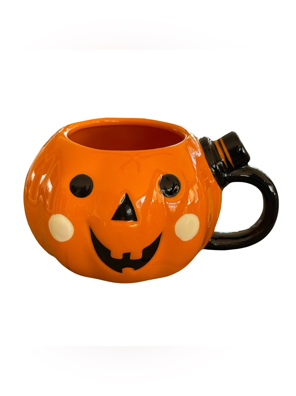 Hyde and Eek Pumpkin with Top Hat Halloween Mini Mug NWOT Target